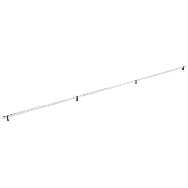 Emtek - Select Bar Appliance Pull 54 Inch C-C, Rectangular Bar Stem, Smooth Bar