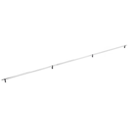 Emtek - Select Bar Appliance Pull 54 Inch C-C, Rectangular Bar Stem, Smooth Bar