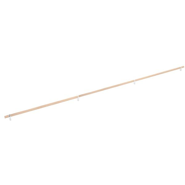Emtek - Select Bar Appliance Pull 54 Inch C-C, Rectangular Bar Stem, Knurled Bar