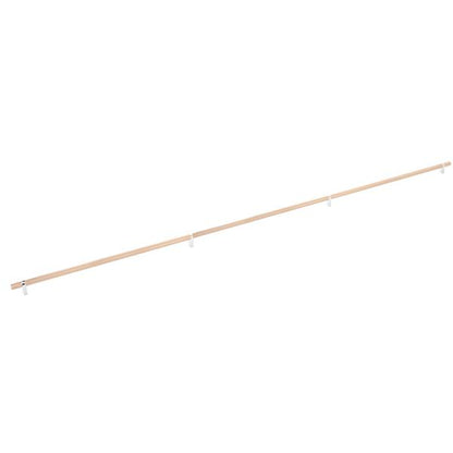 Emtek - Select Bar Appliance Pull 54 Inch C-C, Rectangular Bar Stem, Knurled Bar
