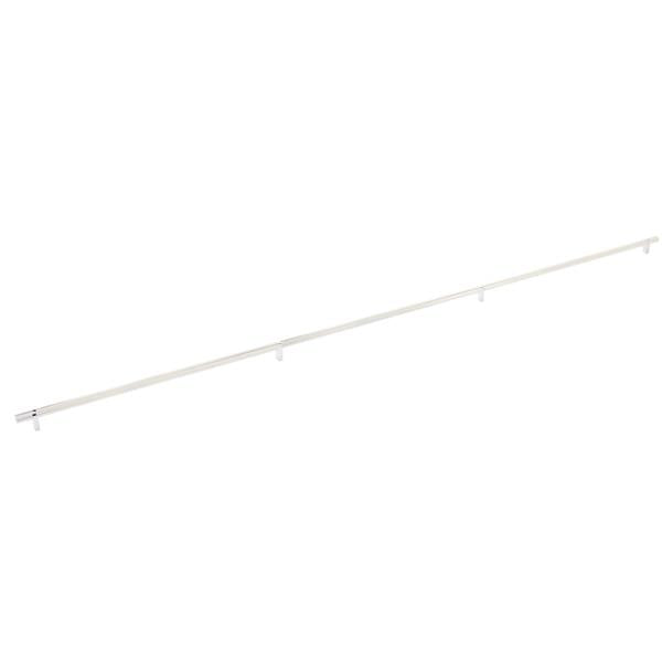 Emtek - Select Bar Appliance Pull 54 Inch C-C, Rectangular Bar Stem, Knurled Bar