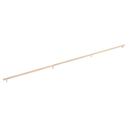 Emtek - Select Bar Appliance Pull 54 Inch C-C, Rectangular Bar Stem, Knurled Bar