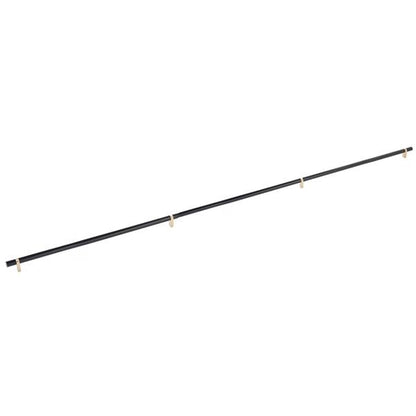 Emtek - Select Bar Appliance Pull 54 Inch C-C, Rectangular Bar Stem, Smooth Bar