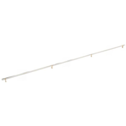 Emtek - Select Bar Appliance Pull 54 Inch C-C, Rectangular Bar Stem, Smooth Bar