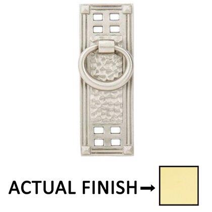 Emtek - Hammered Vertical Ring Pull, 1-1/2 Inch C-C