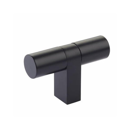 Emtek - Select Cabinet T-Knob 3-1/8 Inch overall, Rectangular Bar Stem, Smooth Bar