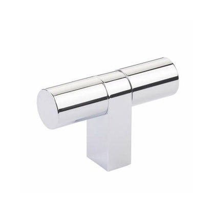 Emtek - Select Cabinet T-Knob 3-1/8 Inch overall, Rectangular Bar Stem, Smooth Bar