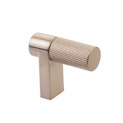 Emtek - Select Cabinet Finger Pull 1-1/2 Inch overall, Rectangular Stem, Knurled Bar