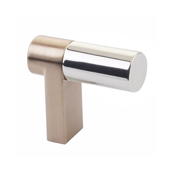 Emtek - Select Cabinet Finger Pull 1-1/2 Inch overall, Rectangular Stem, Smooth Bar