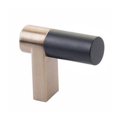 Emtek - Select Cabinet Finger Pull 1-1/2 Inch overall, Rectangular Stem, Smooth Bar