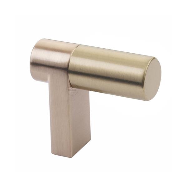 Emtek - Select Cabinet Finger Pull 1-1/2 Inch overall, Rectangular Stem, Smooth Bar