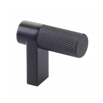 Emtek - Select Cabinet Finger Pull 1-1/2 Inch overall, Rectangular Stem, Knurled Bar