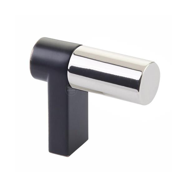 Emtek - Select Cabinet Finger Pull 1-1/2 Inch overall, Rectangular Stem, Smooth Bar