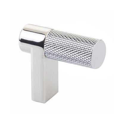 Emtek - Select Cabinet Finger Pull 1-1/2 Inch overall, Rectangular Stem, Knurled Bar