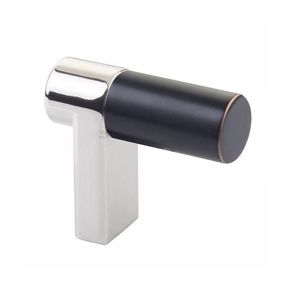 Emtek - Select Cabinet Finger Pull 1-1/2 Inch overall, Rectangular Stem, Smooth Bar