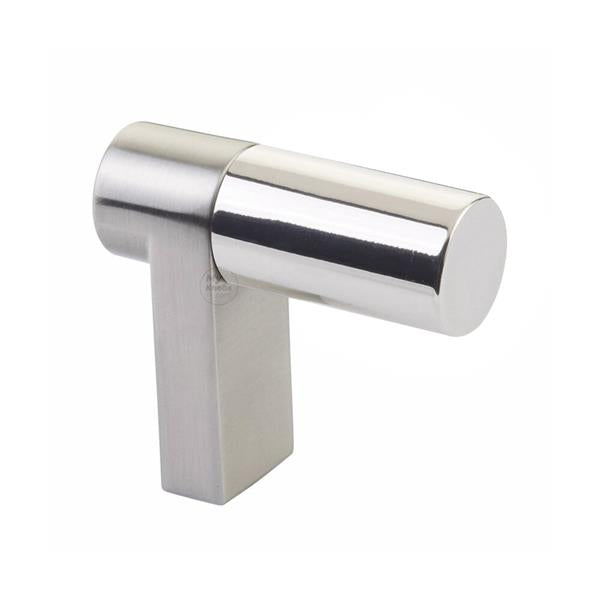 Emtek - Select Cabinet Finger Pull 1-1/2 Inch overall, Rectangular Stem, Smooth Bar