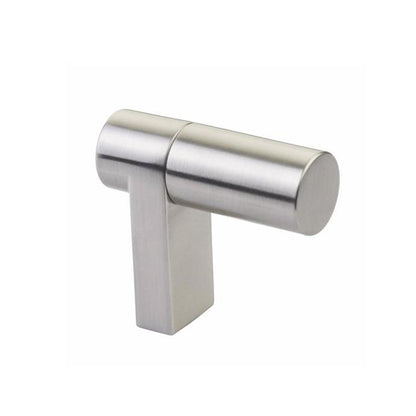 Emtek - Select Cabinet Finger Pull 1-1/2 Inch overall, Rectangular Stem, Smooth Bar