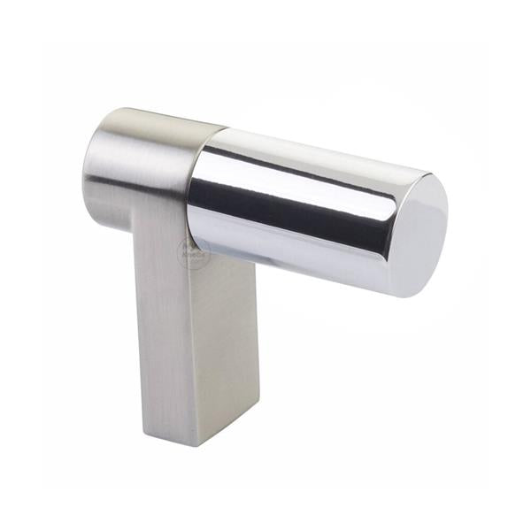 Emtek - Select Cabinet Finger Pull 1-1/2 Inch overall, Rectangular Stem, Smooth Bar