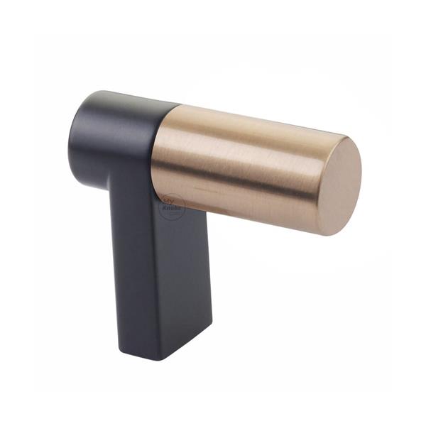 Emtek - Select Cabinet Finger Pull 1-1/2 Inch overall, Rectangular Stem, Smooth Bar