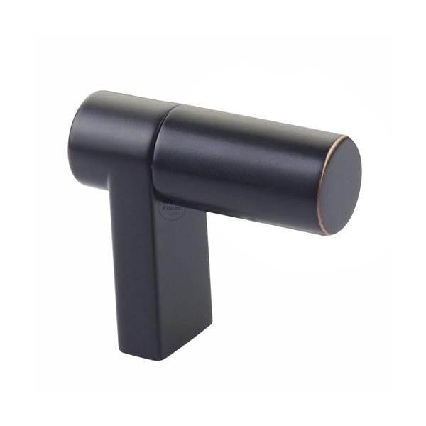 Emtek - Select Cabinet Finger Pull 1-1/2 Inch overall, Rectangular Stem, Smooth Bar