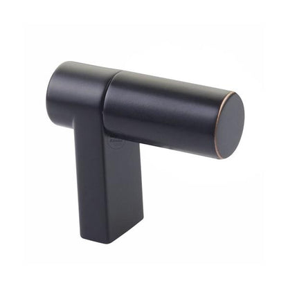 Emtek - Select Cabinet Finger Pull 1-1/2 Inch overall, Rectangular Stem, Smooth Bar