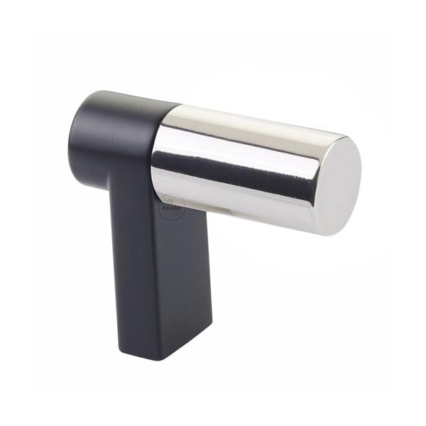 Emtek - Select Cabinet Finger Pull 1-1/2 Inch overall, Rectangular Stem, Smooth Bar