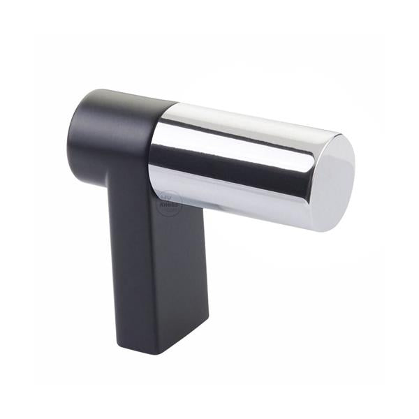 Emtek - Select Cabinet Finger Pull 1-1/2 Inch overall, Rectangular Stem, Smooth Bar