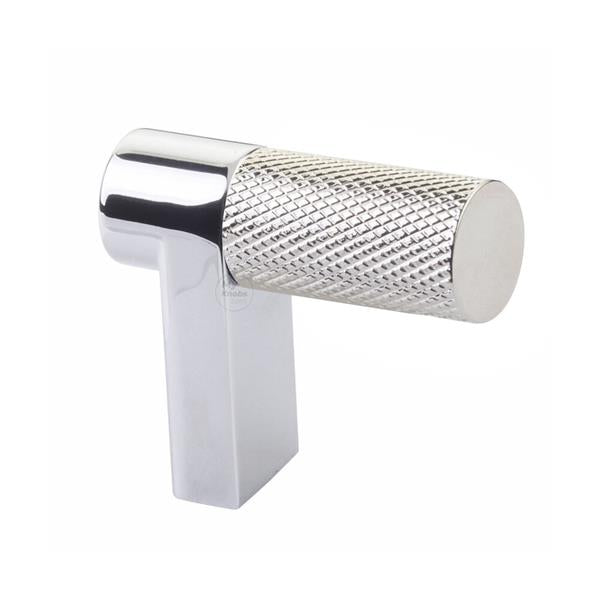 Emtek - Select Cabinet Finger Pull 1-1/2 Inch overall, Rectangular Stem, Knurled Bar