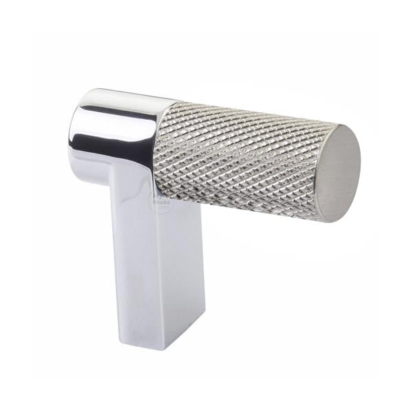 Emtek - Select Cabinet Finger Pull 1-1/2 Inch overall, Rectangular Stem, Knurled Bar