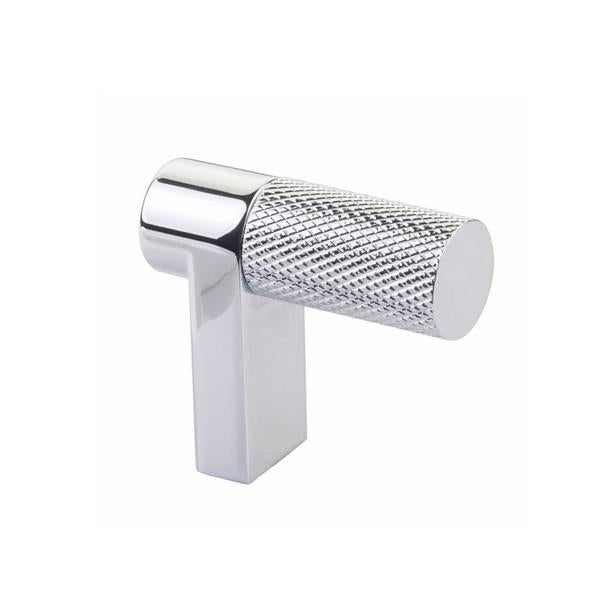 Emtek - Select Cabinet Finger Pull 1-1/2 Inch overall, Rectangular Stem, Knurled Bar
