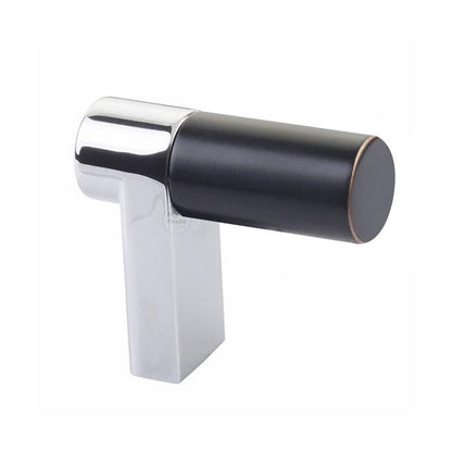 Emtek - Select Cabinet Finger Pull 1-1/2 Inch overall, Rectangular Stem, Smooth Bar