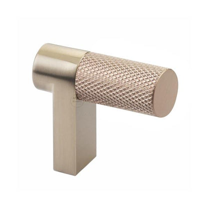 Emtek - Select Cabinet Finger Pull 1-1/2 Inch overall, Rectangular Stem, Knurled Bar