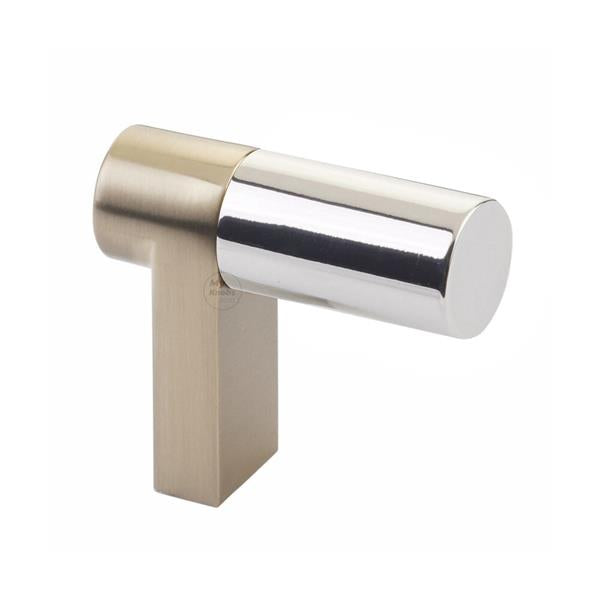 Emtek - Select Cabinet Finger Pull 1-1/2 Inch overall, Rectangular Stem, Smooth Bar