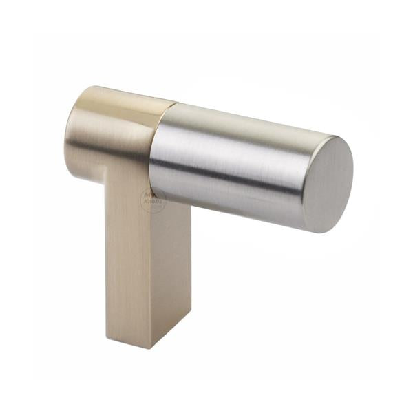 Emtek - Select Cabinet Finger Pull 1-1/2 Inch overall, Rectangular Stem, Smooth Bar