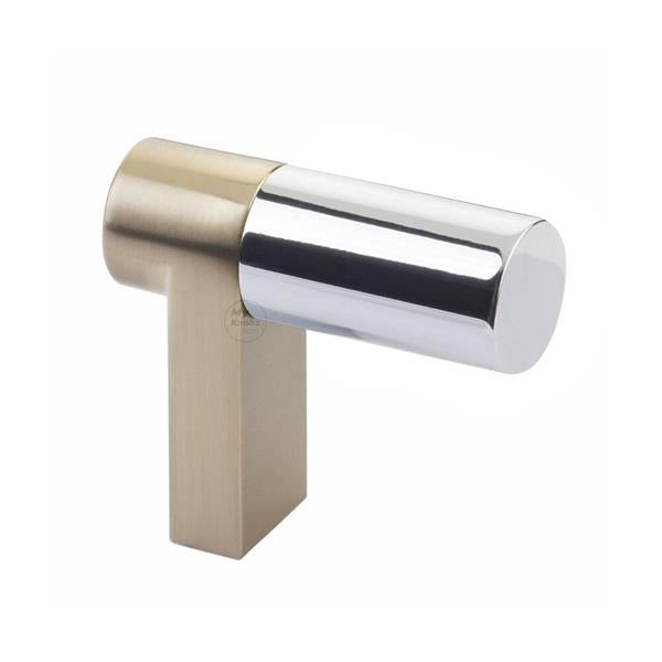 Emtek - Select Cabinet Finger Pull 1-1/2 Inch overall, Rectangular Stem, Smooth Bar