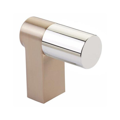 Emtek - Select Cabinet Finger Pull 2 Inch overall, Rectangular Stem, Smooth Bar