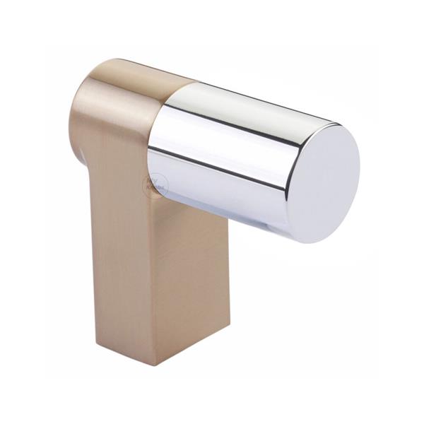 Emtek - Select Cabinet Finger Pull 2 Inch overall, Rectangular Stem, Smooth Bar