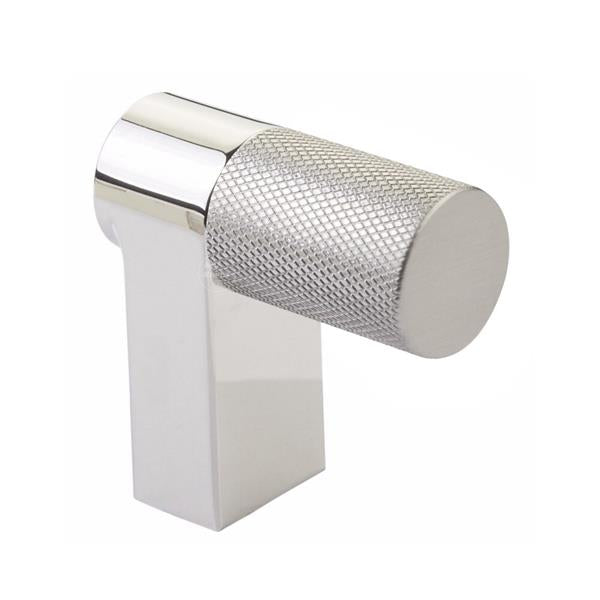 Emtek - Select Cabinet Finger Pull 2 Inch overall, Rectangular Stem, Knurled Bar