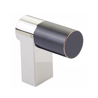 Emtek - Select Cabinet Finger Pull 2 Inch overall, Rectangular Stem, Smooth Bar