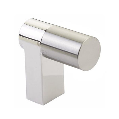 Emtek - Select Cabinet Finger Pull 2 Inch overall, Rectangular Stem, Smooth Bar