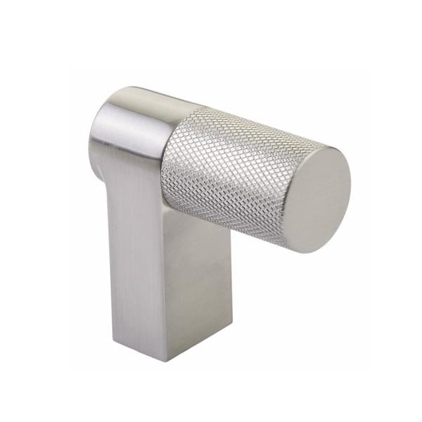 Emtek - Select Cabinet Finger Pull 2 Inch overall, Rectangular Stem, Knurled Bar