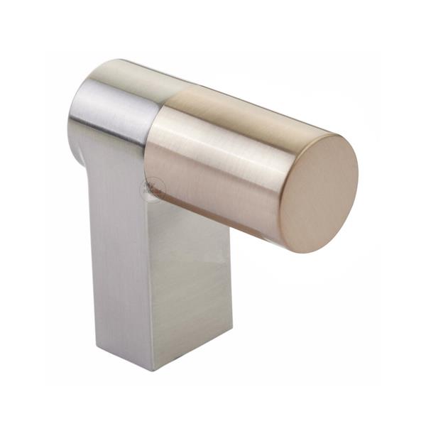 Emtek - Select Cabinet Finger Pull 2 Inch overall, Rectangular Stem, Smooth Bar