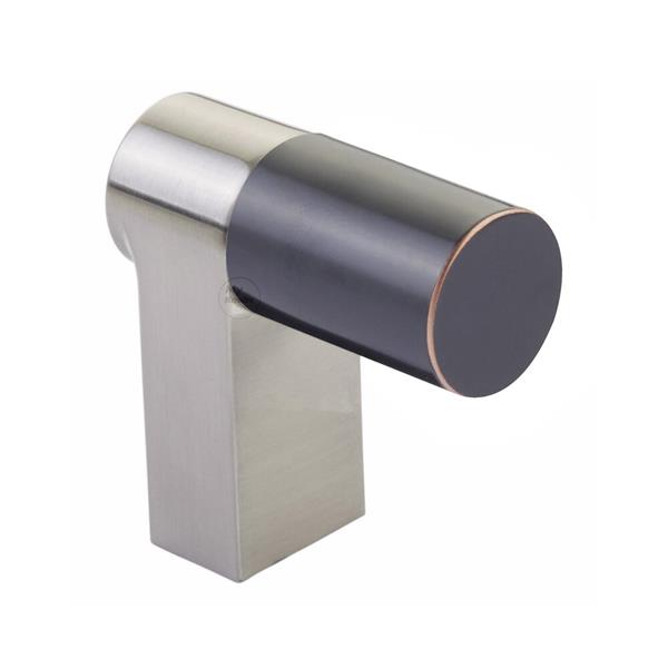 Emtek - Select Cabinet Finger Pull 2 Inch overall, Rectangular Stem, Smooth Bar