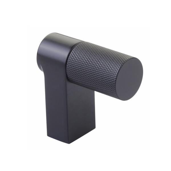 Emtek - Select Cabinet Finger Pull 2 Inch overall, Rectangular Stem, Knurled Bar