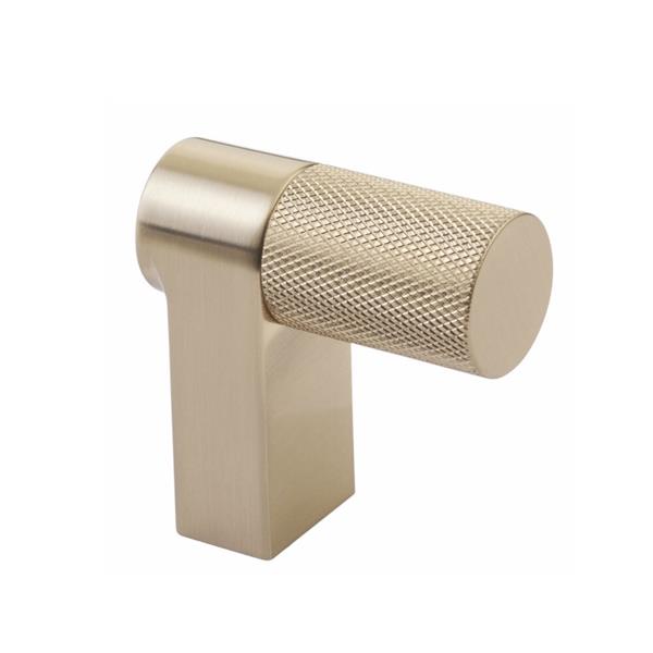 Emtek - Select Cabinet Finger Pull 2 Inch overall, Rectangular Stem, Knurled Bar