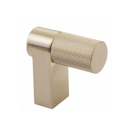 Emtek - Select Cabinet Finger Pull 2 Inch overall, Rectangular Stem, Knurled Bar