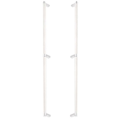 Emtek - Back to Back, Select Appliance Pull 24 Inch C-C, Rectangular Stem, Knurled Bar