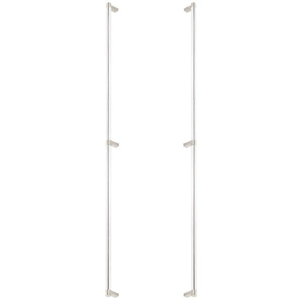 Emtek - Back to Back, Select Appliance Pull 36 Inch C-C, Rectangular Stem, Smooth Bar