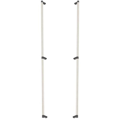 Emtek - Back to Back, Select Appliance Pull 36 Inch C-C, Rectangular Stem, Knurled Bar