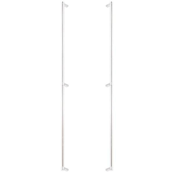 Emtek - Back to Back, Select Appliance Pull 36 Inch C-C, Rectangular Stem, Smooth Bar